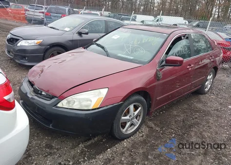 2003 Honda Accord 2.4 Ex из США, поврежденный, VIN 1HGCM56653A031805